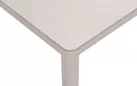 Beżowy stół ogrodowy aluminiowy z blatem hpl 140x80 pijave nardi