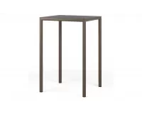 Tabacco stół ogrodowy barowy aluminiowy z blatem hpl 70x70 pijave nardi