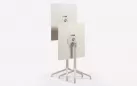 Podstawa aluminiowa do stolików bistro FRASCA MINI Folding jasny beż