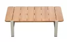 Stolik kawowy visconti z blatem z drewna teak