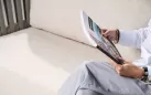 Duża sofa ogrodowa 3-osobowa aluminiowa z grubymi poduszkami nuri