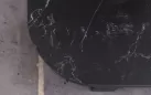 Wygodny narożnik na taras antracytowy z szarymi poduszkami salvador