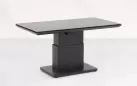 Aluminiowy stół ogrodowy z regulowaną wysokością z blatem ceramicznym luca antracyt