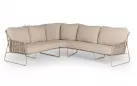Beżowy wysoki narożnik ogrodowy aluminiowy premium rivera