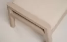 Podnóżek aluminiowy z poduszką do zestawu Sevilla beżowy 
