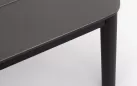 Stolik kawowy ogrodowy antracytowy aluminiowy malowany proszkowo fenix
