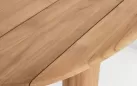 100 ogrodowy premium tik z blatem w kształcie nieregularnego owalu titus 220 x 110 cm bizzotto
