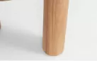 100 ogrodowy premium tik z blatem w kształcie nieregularnego owalu titus 220 x 110 cm bizzotto
