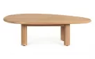 Stolik kawowy teak z drewna premium Titus 120x78 cm
