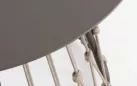 Aluminiowe luksusowy komplet wypoczynkowy ogrodowy konstrukcja antracyt z beżowymi poduszkami lanai bizzotto