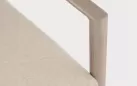 Komplet wypoczynkowy na taras lub balkon aluminiowy z efektem drewna sirius bizzotto