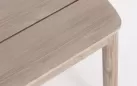 Komplet wypoczynkowy na taras lub balkon aluminiowy z efektem drewna sirius bizzotto