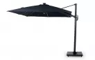 Parasol ogrodowy 3x3 premium z nogą boczną i podstawą granitową z kółkami duraflex