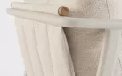 Nowoczesny komplet wypoczynkowy aluminiowy ogrodowy beżowy z sofą 3os. leonida bizzotto