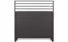 Antracytowa szafka ogrodowa kuchenna z blatem kamiennym 120 cm aria bizzotto