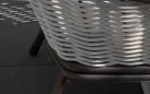 Zestaw ogrodowy wypoczynkowy ciemnobrązowy z sofą trzyosobową premium aluminiowy technorattan pine key Applebee