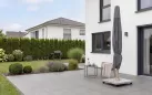 Ośmiokątny parasol ogrodowy 350 cm w kolorze jasno beżowym duraflekx