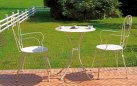 Okrągły stół do kawiarni ⌀60 kremowy bistro SINNA