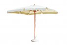 Kremowy parasol 3x2 noga centralna 3x2 m LUXO 