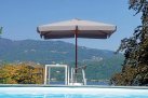 Szary parasol 3x2 noga centralna 3x2 m LUXO 