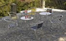 Okrągły stolik aluminiowy Ø60 cm BUFFI 
