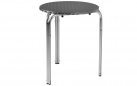 Okrągły stolik aluminiowy Ø60 cm BUFFI 