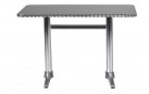 Prostokątny stół aluminiowy 110x70 cm do ogródków kawiarnianych