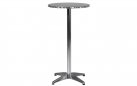 Stół batowy do kawiarni wysoki śr. 60 cm aluminiowy MOSCA