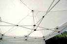 Biały pawilon szybkoskładalny aluminiowy teleskopowe nogi 3x3 ROSALINDA