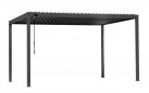 Pergola aluminiowa lamelowa MEXICO 2,30 m- antracyt, z regulacją i odpływem