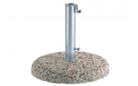 podstawa pod parasol 55 kg cementowa z kamieniem rzecznym podstawa pod parasol 55 kg cementowa z kamieniem rzecznym